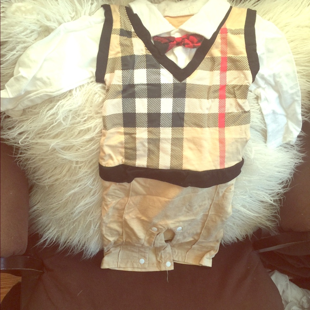 Burberry One Piece Holiday Outfit
